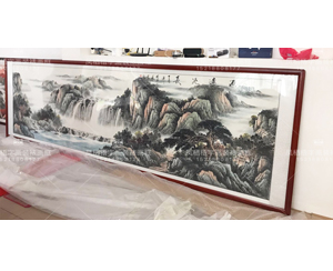 4米长国画装裱56