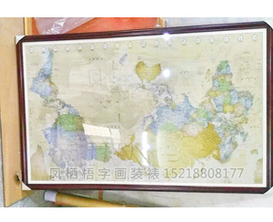 韩国地图装裱24