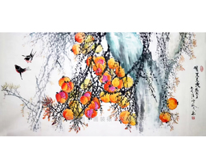 国画 写意画 花鸟画 硕果累累