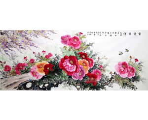 国画 花鸟画 牡丹画 富贵吉祥