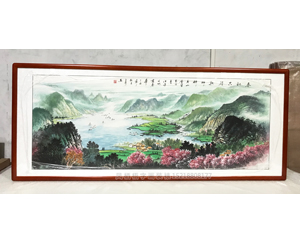 国画装裱99 桃木画框