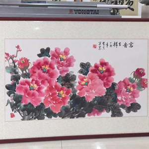 小画大裱不仅是一种流行,更是给予字画更多空间的想像