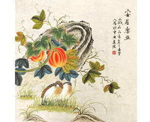 凌雪 四尺斗方《安居乐业》 北京美协会员