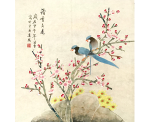 凌雪 四尺斗方《清香之远》 北京美协会员