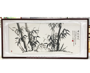 国画清影摇风《竹子》