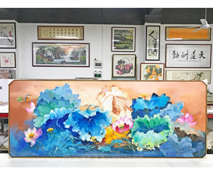 广州海珠区 翠鸟幽香 油画装裱画框