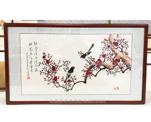 梅花 国画装裱画框