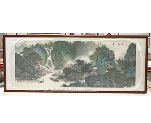 广州山水画专业字画装裱画框