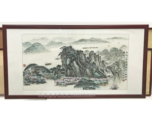 广东佳宝集团杨应林山水画装裱画框