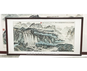 广东佳宝集团杨应林山水画装裱画框
