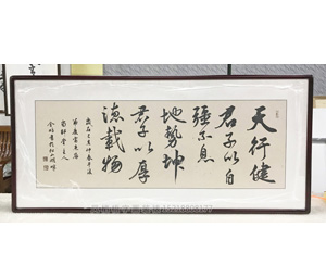诗词字画装裱画框《天行健》