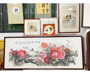 家居客厅国画牡丹花《国色天香》装饰画