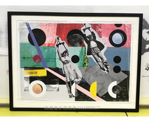 广州裱画 版画卡纸画装裱镜框