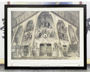 广州装裱黑色广告画框 