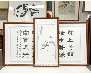 国画写意花鸟裱画框