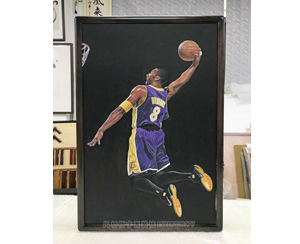 科比油画裱画框
