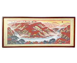 周卫红 鸿运千秋 元宝山 广州国画山水画