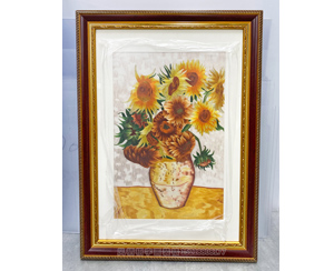 广绣 /苏绣 装裱金色画框