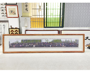 相片裱画框 大合照裱花梨木画框 只打蜡不喷漆