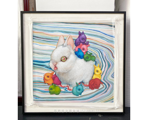 铝合金画框 兔子图