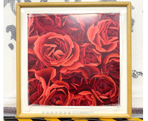 广州十字绣装裱原木色画框