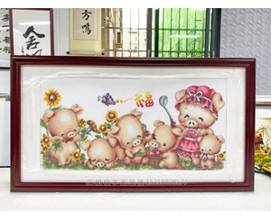 十字绣画框 天河绣品装裱